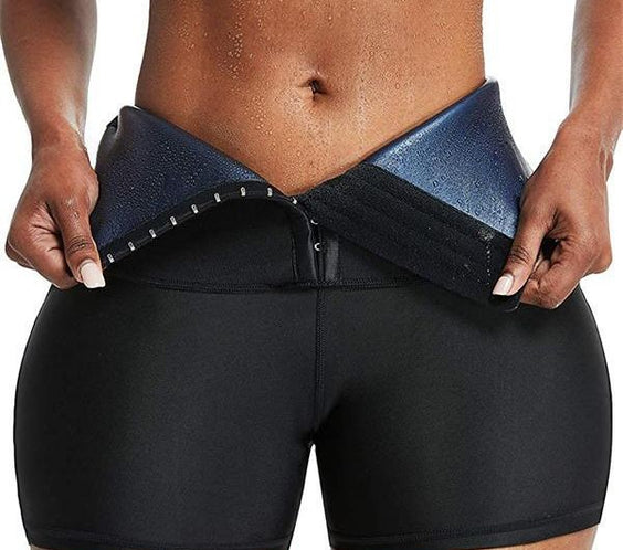 High-Waisted Neoprene Waist Training Shorts for Women